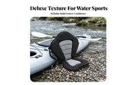 Detachable Kayak Seat with Backrest Easy to Install Padded EVA Foam Boat Cushion Non-Slip Design Padded Kayak Seat for Canoeists, Kayaking, Canoeing