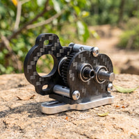 RC Crawler Gearbox Lightweight Gearbox with Carbon Fiber Plates Gearbox with Carbon Fiber Plates CNC-Machined