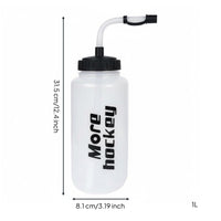Hockeys Water Bottle Large Capacity Helmet Drinking Bottle Easy to Drink for Ice Rink