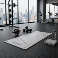Shock Absorbing Ab Workout Mat Non-Slip Sit up Mat Padded Abdominal Exercise Pad Portable for Men, Gym
