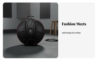 Steel Drum Hard Shell Case Shock-Absorbing Steel Drum Backpack Thickened Padding Padded Drum Backpack for Adults, Drummers, Storage, Performance