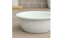 Anti-Tip Ceramic Pet Bowl Easy to Clean Cat Food Bowl Dishwasher Safe Dog Feeding Dish High-Gloss Finish for Dogs