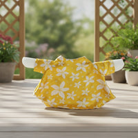Decorative Goose Statue Outfit Printed Lawn Goose Clothes Adorable Decor Colorful for Garden, Porch