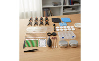 Allall-Encompassing Trading Card Cleaning Kit Secure Card Cleaning Kit with Plastic Case Compact Portable for Hobbyists
