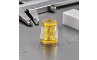 10 Pieces Diamond Pattern Ferrule Easy to Install Gilded Golf Ferrule Decorative Golf Club Shaft Caps