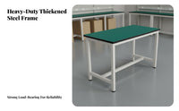 Anti Workbench Stable and Load-Bearing Electronics Repair Station Wear-Resistant Heavy-Duty Workbench Pegboard for Factory, Warehouse, Basement