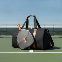 Spacious Pickleball Bag with Paddle Cover Large Capacity Pickleball Duffel Bag Structured Detachable for Tennis Players