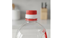 Transparent PET Jug with Handle Large Capacity Oil Bottle Space-Saving Design Refillable Food Grade Container for Kitchen, Home
