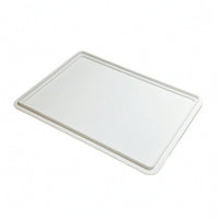 Rectangular Dough Box Lid Plastic Proofing Box Lid White Fitted for Bakers, Pizzerias, Home Cooks, Kitchen