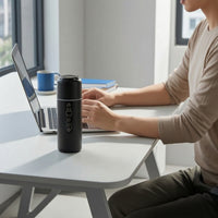 12V/24V Car Heating Cup Stainless Steel Electric Kettle with Car Adapter Portable Electric Heating Cup Insulated for Commuters