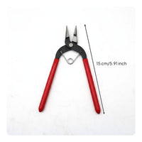 2 Pieces 6 Inch Jewelry Pliers Multi-Purpose Round Nose Pliers Non-Slip Handles Hand Tool Sturdy Steel for Jewelers, DIY Crafters, Craft Making