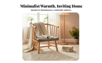 Japanese and Design Floor Armchair with Supportive Supportiverest Low Chair Space Saving Lightweight for Readers, Floor Mat Room