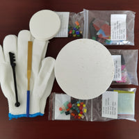 Microwave furnace Kit for Glass Fusing Compact Glass Jewelry Making Kit for Hobbyists