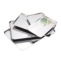 Stainless Steel Rectangular Steaming Tray for Rice Noodle Rolls and Cold Skin Noodles