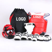 Taekwondo Protective Gear Set for Training and Competition - Thickened Head, Chest, and Limb Protectors