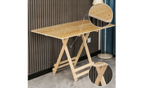 Foldable Folding Table Space-Saving Table with Folding Legs Portable Furniture Compact for Students