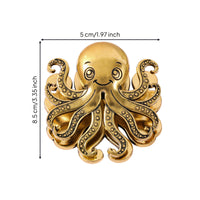 Sea Creature Paper Clip Metal Finish Sea Creature Clip Vintage Style Stationery Clips for Journalers, Planners, Desk Decoration