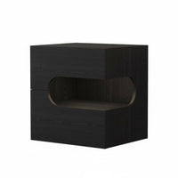 Minimalist Design Nightstand with Drawers and Shelf Modern design Single-Drawer End Table with Shelf Italian Inspired Bedside Cabinet Sturdy framework for Homeowners, Parents, Students, Hotel Room, Hallway, Office, Nursery