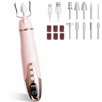 Nail Drill with LCD Display Portable Nail Grinder Pen E-File Rechargeable for Beginners, Travel, Home