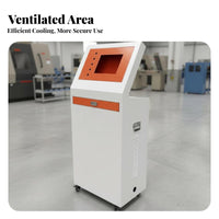 Drawer Design Sloped Control Console Electrostatic Coating Electrical Enclosure Side Ventilation Industrial Equipment Mobile Design for Engineers, Technicians, Factory Workers, Power Plant, Workshop, Manufacturing Floor
