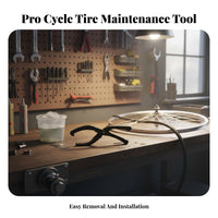 Protects Rims and Tubes Bike Tire Installation Tool Rim-Friendly Two-Wheeler Tire Pliers Twofold Functionality for DIY Cyclists, Workshop