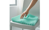 Honeycomb Gel Seat Cushion Soft Honeycomb Seat Cushion Sitting Aid Light Green High Elasticity