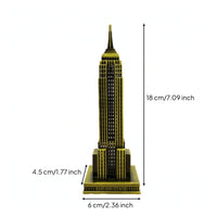 Architectural Monuments Figurine Model Architectural Building Model Metal Souvenir for Tourists, Collectors, Shelf, Office