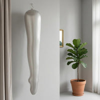 Built-in Hook Inflatable Leg Display Smooth Surface Hosiery Display Leg Semi-Transparent Inflatable Mannequin Legs Frosted Finish