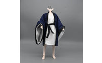 Doll Robe Layered Doll Robe with Sash Loose-Fit Clothing for BJD Owners