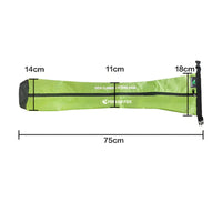 Lightweight Hiking Pole Storage Bag Textured Textile Trekking Pole Bag Drawstring Top Climbing Stick Sleeve Zippered