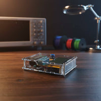 Component Testing Device Semiconductor Tester Case Easy Assembly Clear Shielded Shell for Component Testing Device Clear Acrylic Enclosure