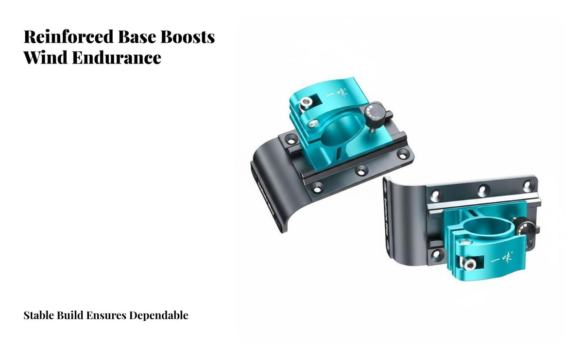 Thickened and Reinforced Fishing Box Umbrella Mount Stable Support tailored Fishing Holder Adjustable Angle fisher's Accessory Quick Setup for Boating