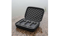 Angling Equipment Storage Case Padded Fishing Case with Foam Portable Tackle Box with Foam Insert for Travel