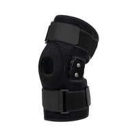 Stabilizing Knee Brace with Side Stabilizers Encompassing Adjustable Knee Brace Orthopedic Leg Stabilizer Elastic for Athletes, Runners, Recovery, Sports