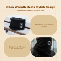Windproof neck gaiter for skiing
