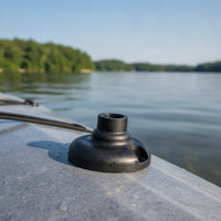 Reliable Sunshade Base with Threaded Socket Slimline Kayak Canopy Mount Base Weatherproof Kayak Canopy Mount Heavy-Duty for Boaters