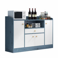 Kitchen Sideboard Cabinet Multi-Functional Modern Buffet Cabinet Large Capacity Microwave Stand with Storage for Families, Homeowners, Hallway