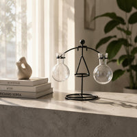 Soilless Display Stand Minimalist Figure Frame Planter Stand Iron Growth Display Unit
