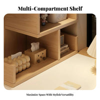 Multi-Tier Design Desktop Hutch Space-Saving desktop Shelf Large Capacity Desk Organizer Sturdy Construction for Students, telecommuter Workers, Workstation, Study Room