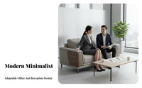 Professional Look Modern Office Couch collection sturdy Construction Commercial Furnishing Easy to Clean Sofa Set for Businesses, Guests, Interior Designers, Reception Area, Corporate Lobby, Waiting Room