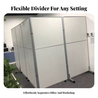 Mobile Design Modular Separateice Partition Foldable Freestanding Modular Screen Creates Privacy Room Divider Flexible Combination for Workshop Supervisors, Facility Planners, unobstructedPlan Areas, Workstation, Meeting Area, Exhibition Hall