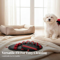 Elastic S Capture Design Pet Hair Removal Glove Easy to Clean Pet Hair Removal Glove Reusable for Groomingniture, Carpets