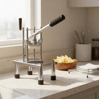 French Fry Cutter Versatile Manual French Fry Cutter Heavy-Duty Kitchen Chopper for Professionals, Restaurant