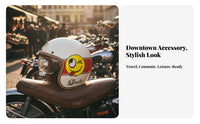 Retro 3/4 All Season 3/4 Open Face Removable and Washable Lining Shielded Headwear for Men, Women, Street Riding