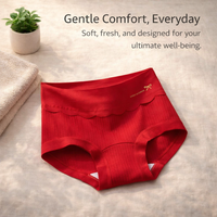 Underwear Women High Waisted Knickers with Gusset, Period for Ladies Plus Size up to 5XL, Full Briefs with Extended Coverage