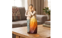 Faceless Sculpture Hand-Painted Human Figurine Gradient Abstract Figurine for Collectors, Shelf, Mantel, Desk