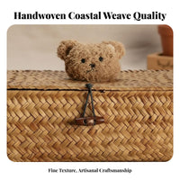 Woven wild animalshapedShaped Box Retro and design Jewelry Organizer perfect Gift for Women, Adults