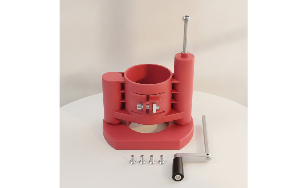 Quick-Adjust Router Lift Base Adjustable Router Lift Rust-Resistant Tool Non-Slip for Woodworkers, Carpenters, DIYers, Workshop