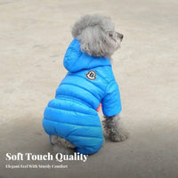 Four-Legged Dog Coat Cold Weather Protection Four-Legged Dog Jumpsuit Soft and Comfortable for Dogs, Young Dogs, Outdoor, Daily Walks, Walking