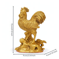 Chicken Figurine Carved Chicken Ornament Decorative Sculpture for Living Room